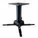 AV Motion Universal Projector Long Ceiling Mount, Black Front View