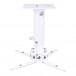 AV Motion Universal Projector Long Ceiling Mount, White Front View