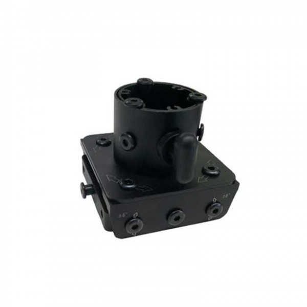 AV Motion Universal Projector Long Ceiling Mount, White Adapter View