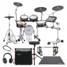 Yamaha DTX10 k-X Pack complet avec Batterie &Eacute;lectronique et P&eacute;dale Double