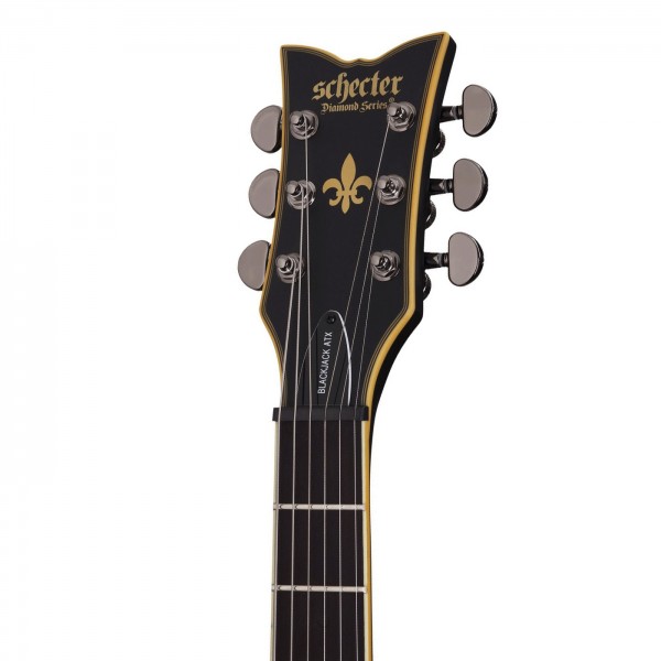 Schecter Blackjack ATX Solo-II Electric Guitar, Aged Black Satin at  Gear4music