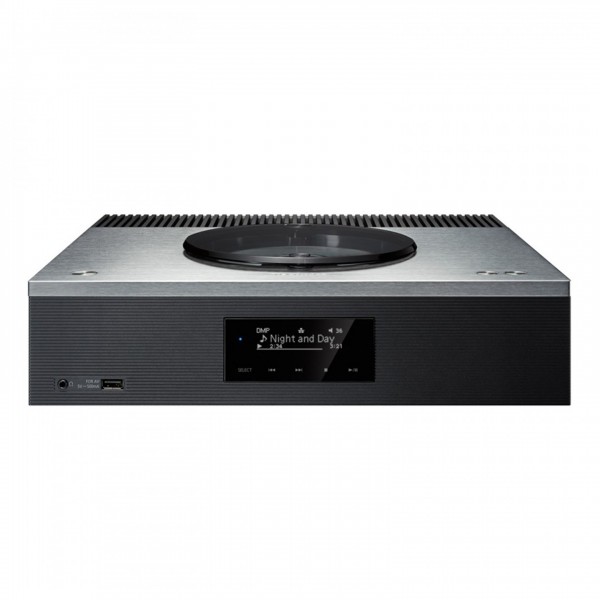 Technics SA-C600 Network CD Receiver, Silver Front View
