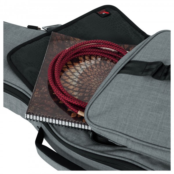 Gator GT-ELECTRIC-GRY Transit Series Electric Guitar Bag, Grey - Pocket 2