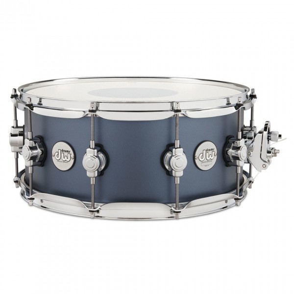 DW Design Series 14" x 6" Snare Drum, Blue Slate