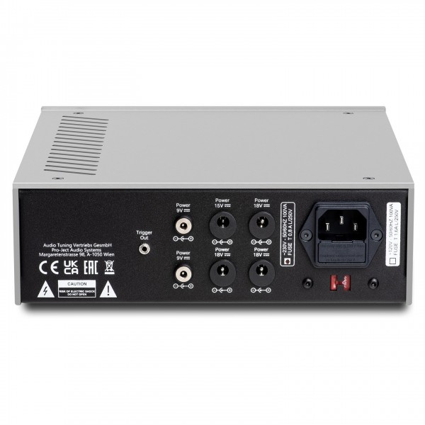 Pro-Ject Power Box DS3 Sources, Silver Back View