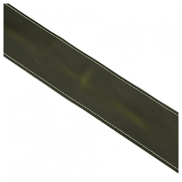 Fender Broken-In Leather Strap, Green, 2.5"