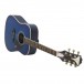 Epiphone Pro-1 PLUS Acoustic Guitar for Beginners, Trans Blue