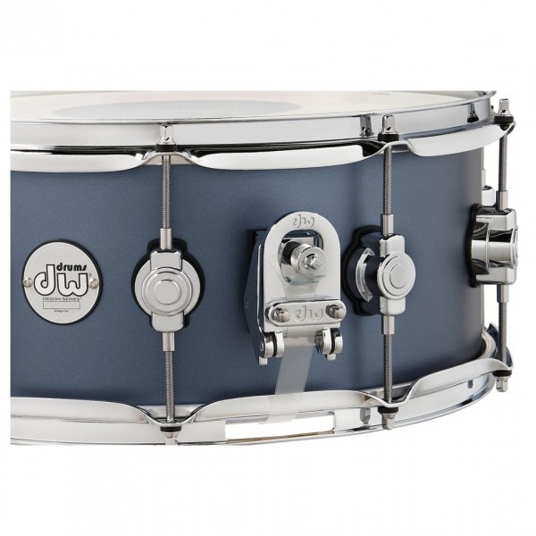 DW Design Series 14" x 6" Snare Drum, Blue Slate - MAG Throw-off