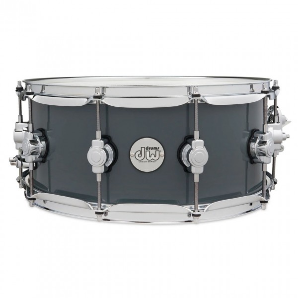 DW Design Series 14" x 6" Snare Drum, Steel Gray