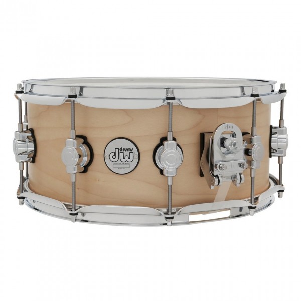 DW Design Series 14" x 6" Snare Drum, Natural - Badge