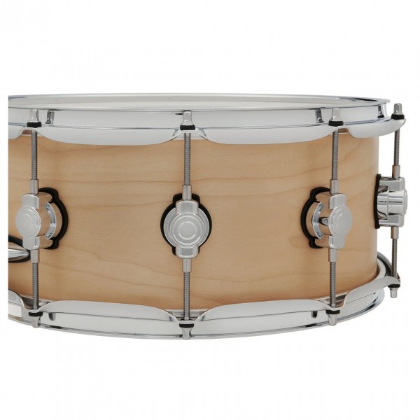 DW Design Series 14" x 6" Snare Drum, Natural - Shell Detail