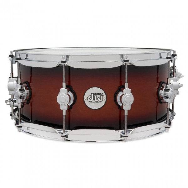 DW Design Series 14" x 6" Snare Drum, Tobacco Burst