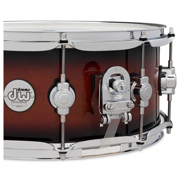 DW Design Series 14" x 6" Snare Drum, Tobacco Burst - Throw-off