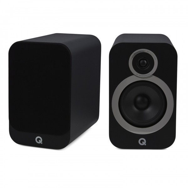 Q Acoustics Q 3030i Bookshelf Speakers (Pair), Carbon Black