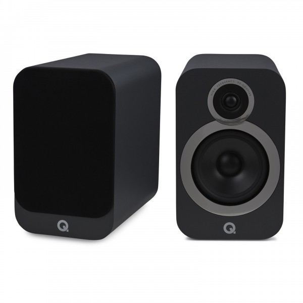 Q Acoustics Q 3030i Bookshelf Speakers (Pair), Graphite Grey