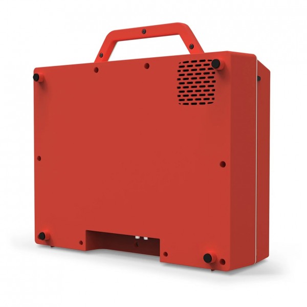 Victrola Re-Spin Record Player, Red - Rear Closed