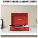 Re-Spin Sustainable Record Player, Red - Lifestyle 2