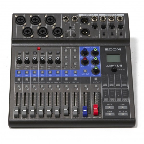 Zoom LiveTrak L-8 Mixer for Podcasters and Musicians - Secondhand