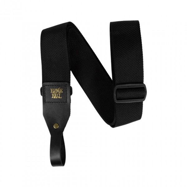 Ernie Ball 5365 Polypro Acoustic Guitar Strap, Black