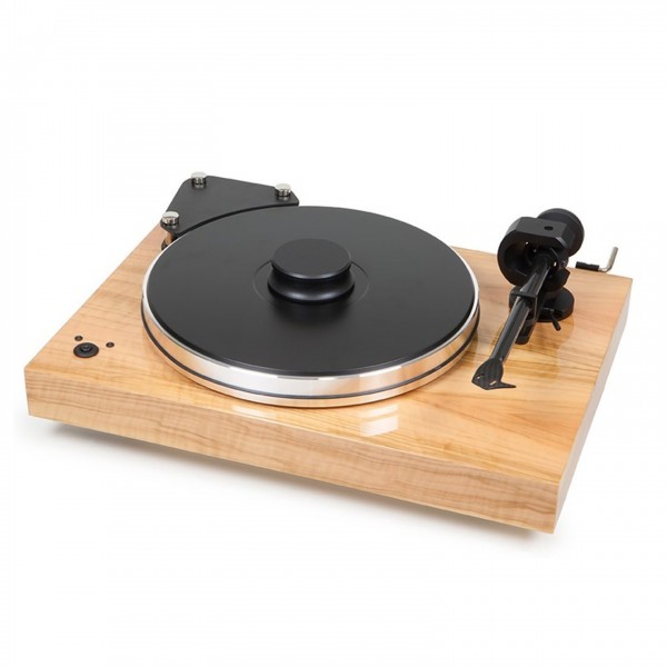 Pro-Ject Xtension 9 SuperPack Turntable, Olive Front View