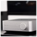 WiiM Amp Streaming Amplifier, Silver Lifestyle Enivornment