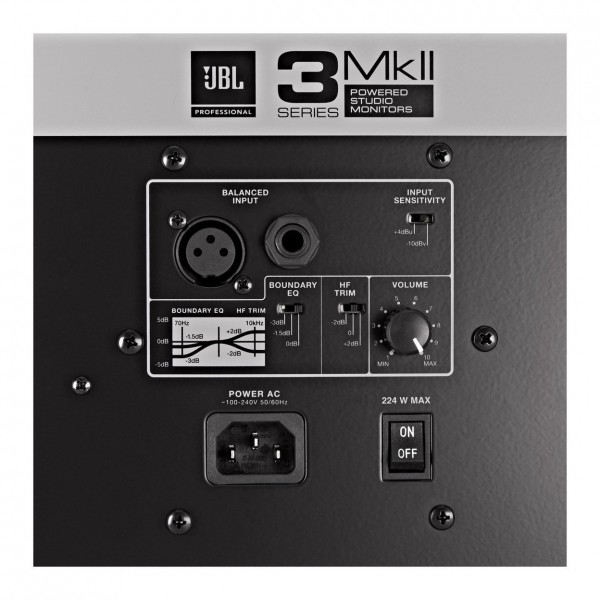 308P MKII Studio Monitor - Rear Detail
