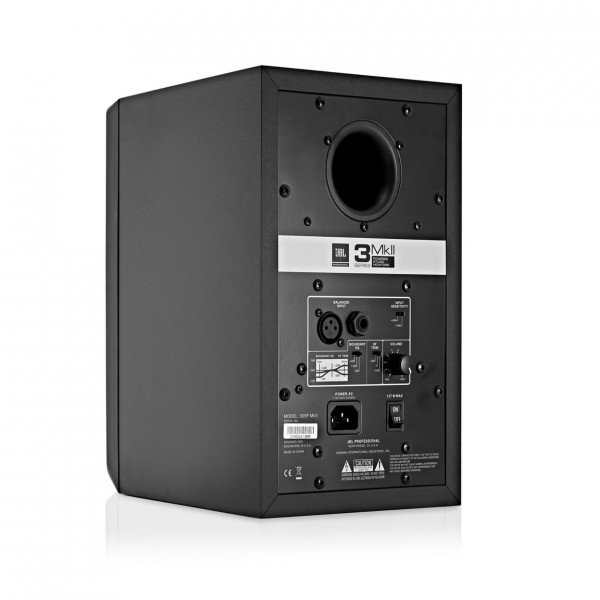 JBL 306P Studio Monitor - Rear Single Angled