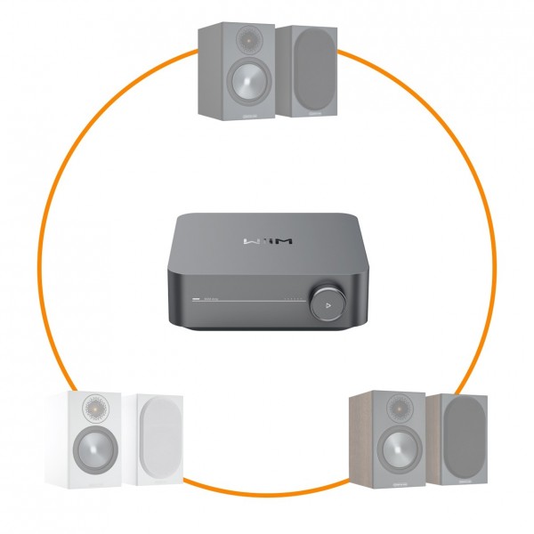 WiiM Amp Streaming Amplifier & Monitor Audio Bronze Bundle