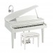 Yamaha CLP 765 Digital Grand Piano Package, Polished White