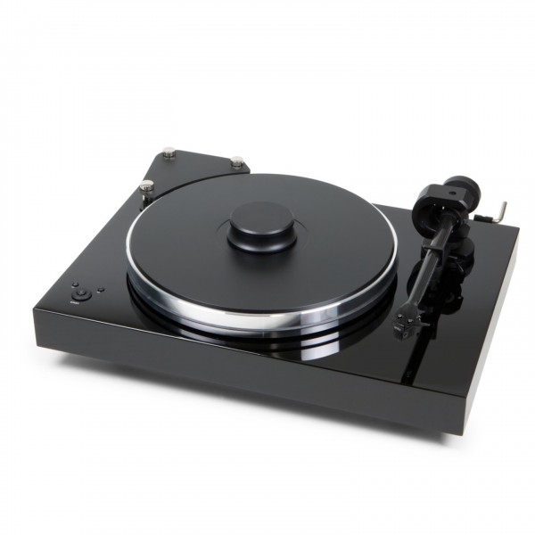 Pro-Ject Xtension 9 SuperPack Turntable, Black Front View