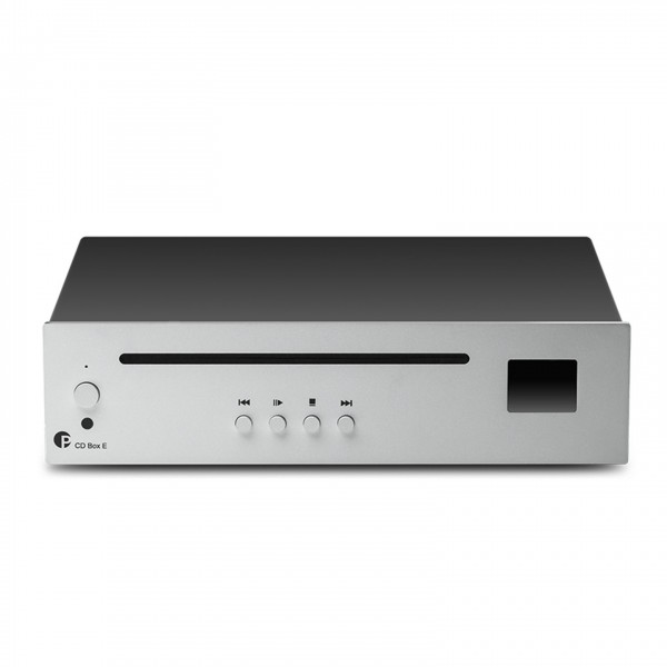 Pro-Ject CD Box E, Silver Front View