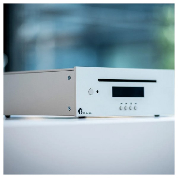 Pro-Ject CD Box DS3 High-End Audio CD Player, Silver - lifestyle