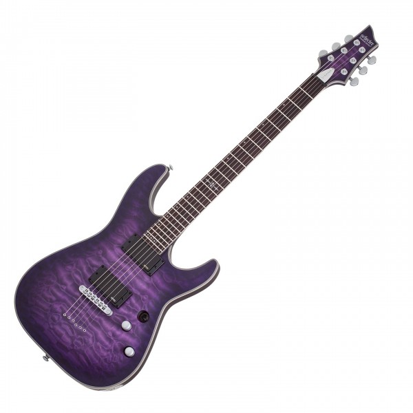 Schecter C-1 Platinum, Satin Purple Burst