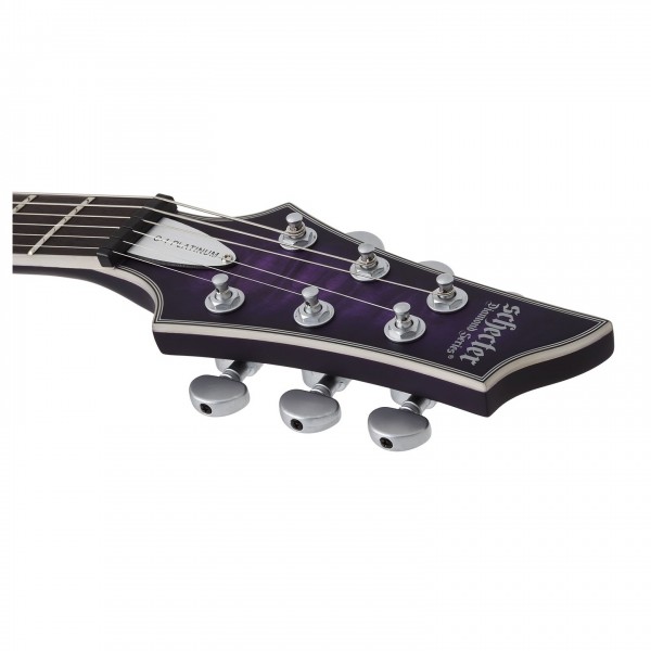 Schecter C-1 Platinum, Satin Purple Burst