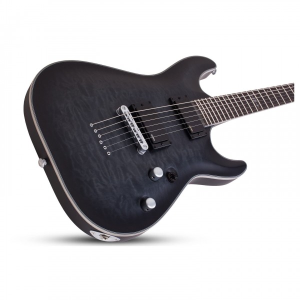 Schecter C-1 Platinum, Satin Purple Burst