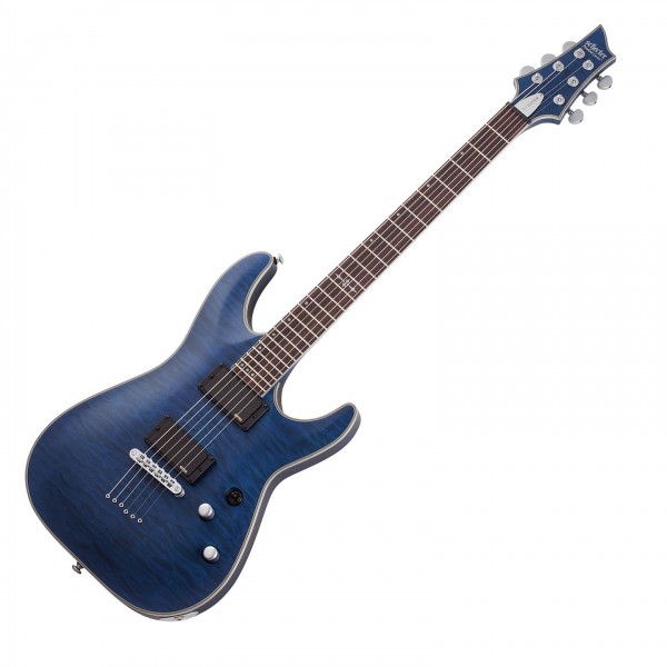 Schecter C-1 Platinum, Satin Purple Burst