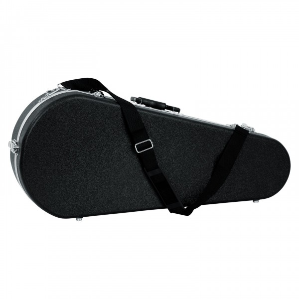 Gator GC-MANDOLIN Deluxe Moulded Case For Mandolins - Angled with Strap