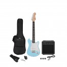 VISIONSTRING 3/4 Electric Guitar Pack, Blue - Nearly New