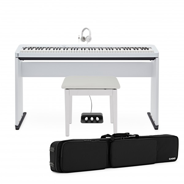 Casio PX S1100 Digital Piano Package, White