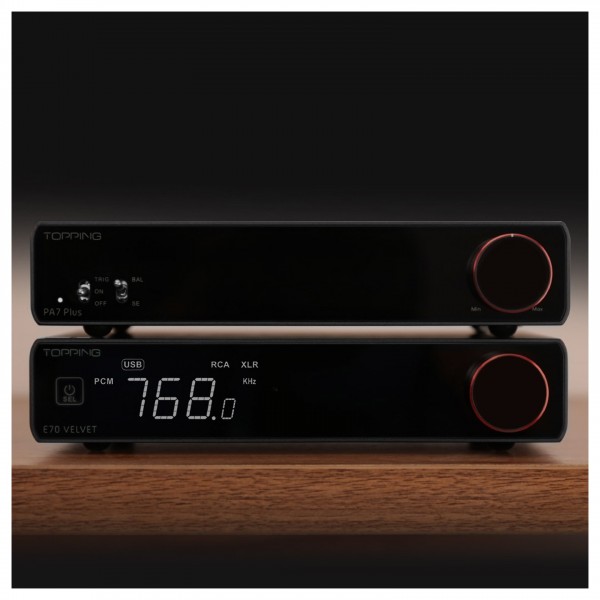 Topping PA7 Plus Class D Power Amplifier Lifestyle View 2
