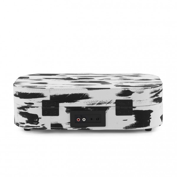Crosley Discovery Bluetooth Portable Turntable, Black and White - Rear