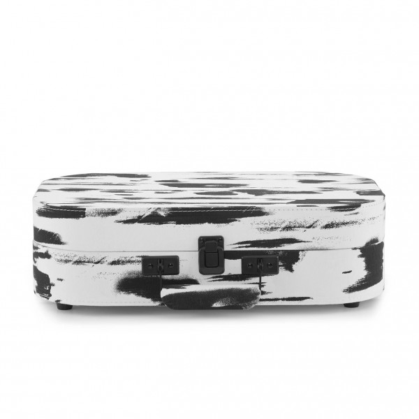 Crosley Discovery Portable Turntable with Bluetooth Out, Black-White - Front Closed