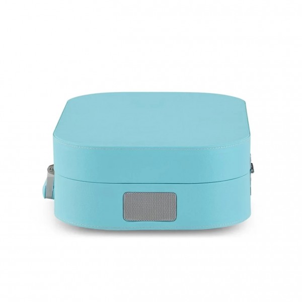 Crosley Discovery Portable Turntable with Bluetooth Out, Turquoise - Side