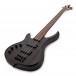 G4M 878 Left Hand Bass Guitar, Walnut Stain