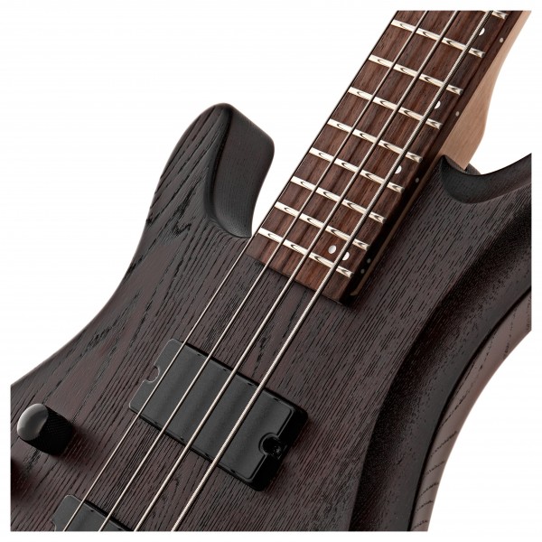 G4M 878 Left Hand Bass Guitar, Walnut Stain