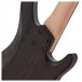 G4M 878 Left Hand Bass Guitar, Walnut Stain
