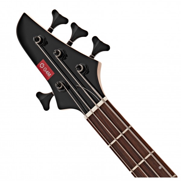 G4M 878 Left Hand Bass Guitar, Walnut Stain