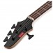 G4M 878 Left Hand Bass Guitar, Walnut Stain