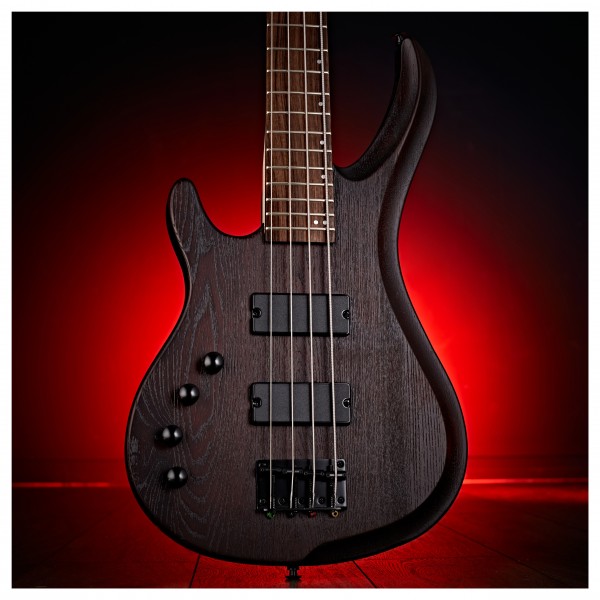 G4M 878 Left Hand Bass Guitar, Walnut Stain