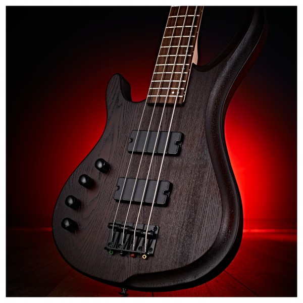 G4M 878 Left Hand Bass Guitar, Walnut Stain